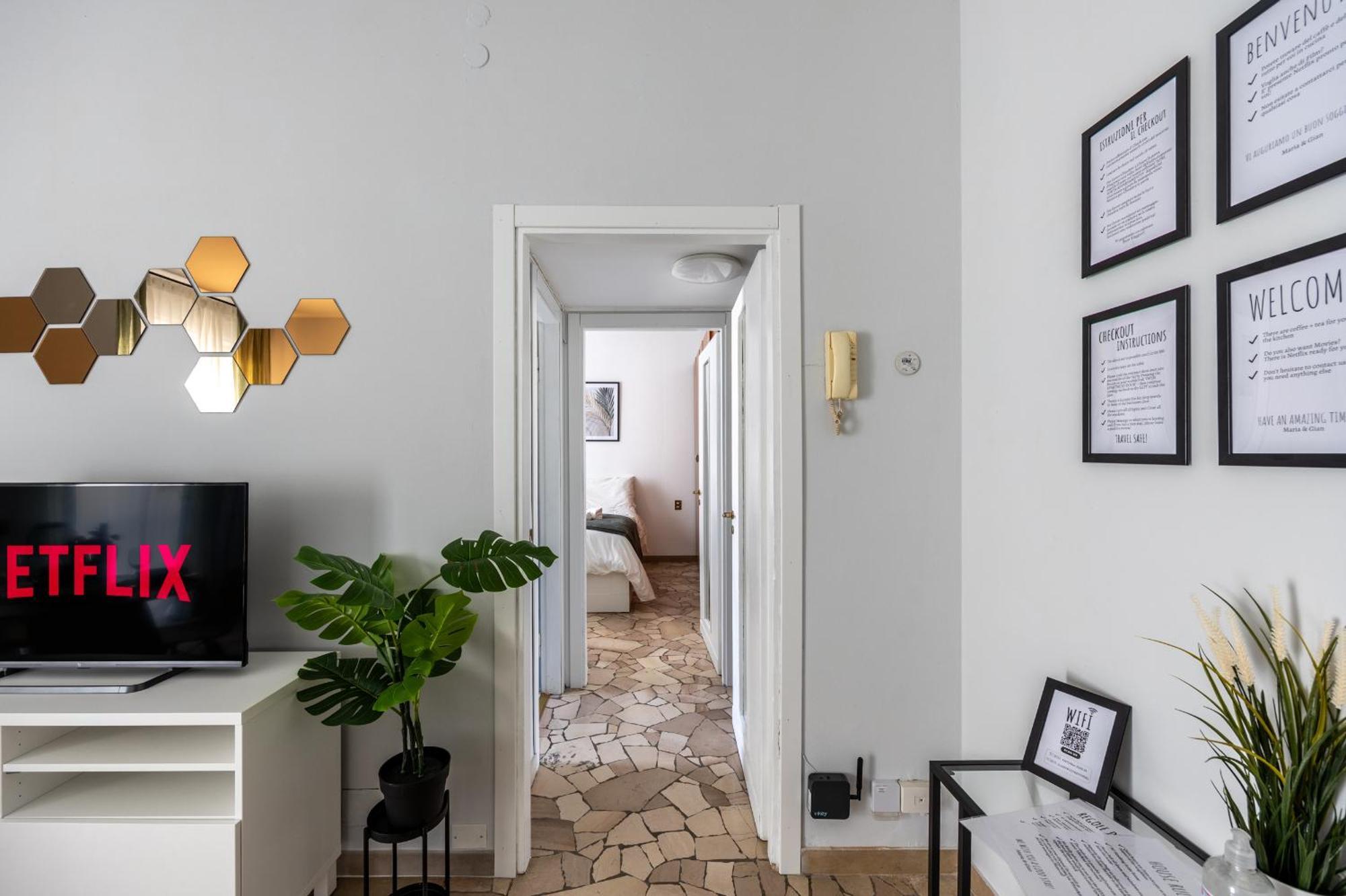 8 Min Dalla Metro Casa Elegante Con Netflix E Wifi Milano Eksteriør billede